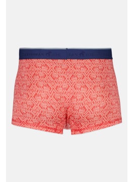 Caribbean Joe Men 3Pcs Tropical Waves Boxer Briefs, Navy Blue Combo  - Image 3
