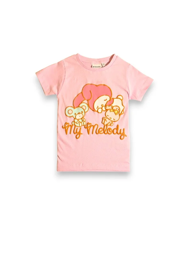 MY MELODY MY MELODY GIRLS T-SHIRT & SHORT SET‬