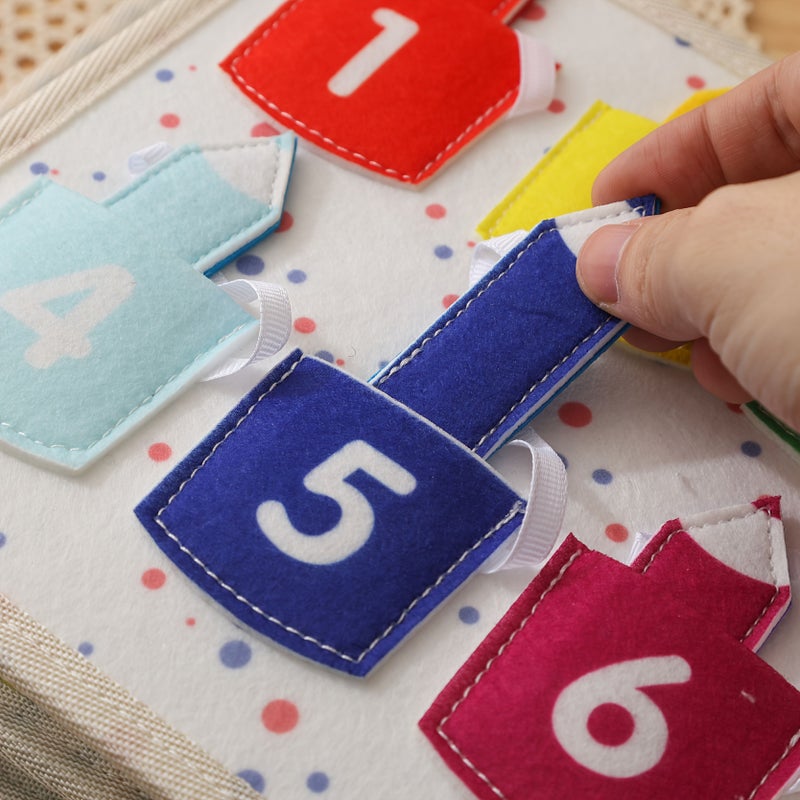 Early Education Cloth Book Infant Toy Learning Board Old Tiger Quiet Book Cultivating Cognitive Abilities - Image 4