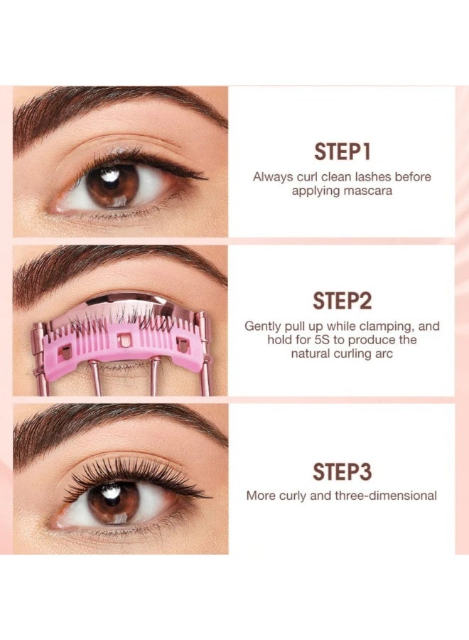 O.TWO.O O TWO O Extreme Volume Eyelash Curler Professional Long Lasting Curl Natural Lift Eye Makeup Tool - Image 2