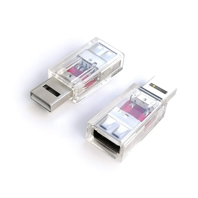 PortaPow USB-A Data Blocker – Protect Against Juice Jacking (1, Transparent, 1) - Image 2