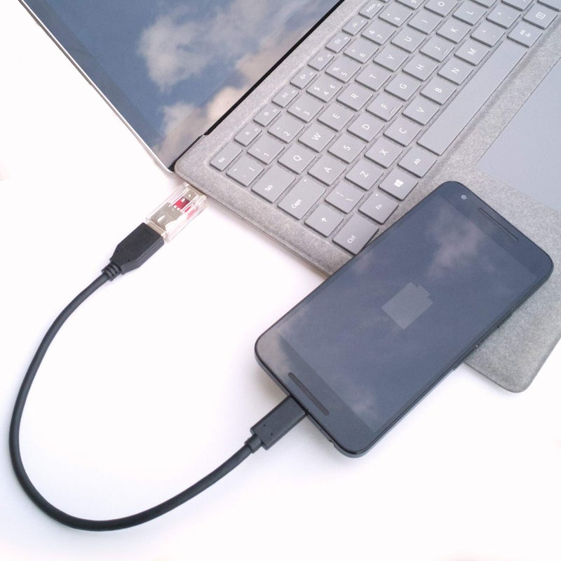 PortaPow USB Data Blocker - Protect Against Juice Jacking (Transparent, 1) - Image 4