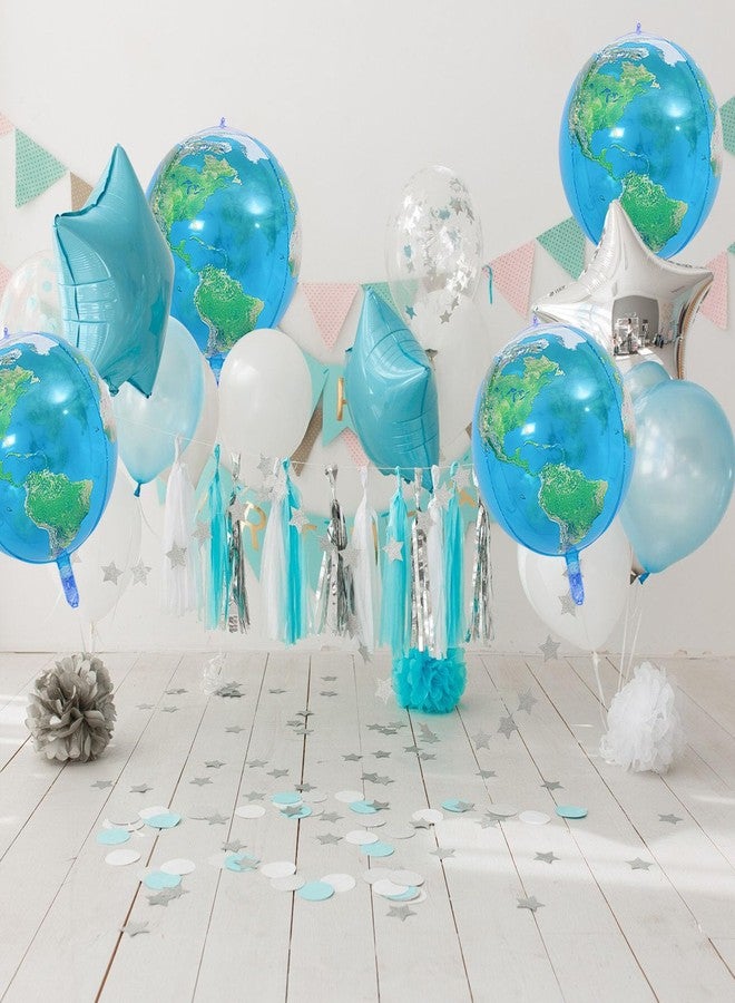 Chictry Globe Balloons Large Planet Foil Balloon for Earth Beach Ball Birthday Earth Day Travel Adventure Themed Inflatable Party Decorations Supplies - Image 4