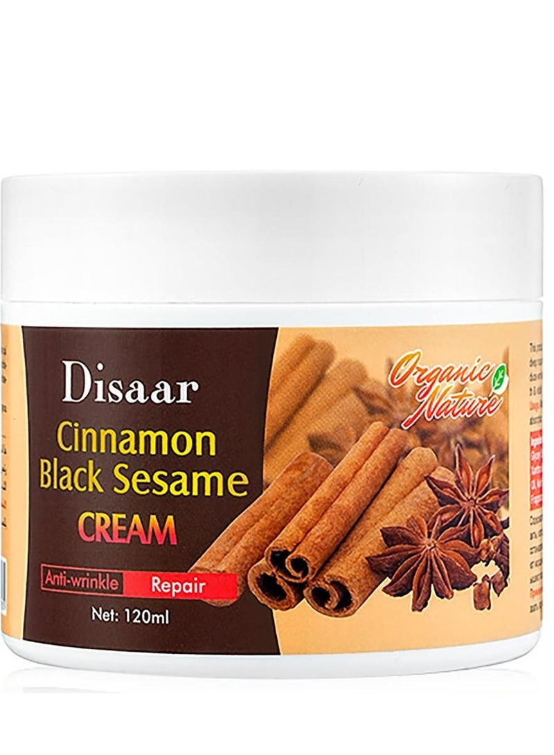 Disaar black sesame cinamon face cream anti wrinkle face cream skin care whitening skin cream 120 ml - Image 1