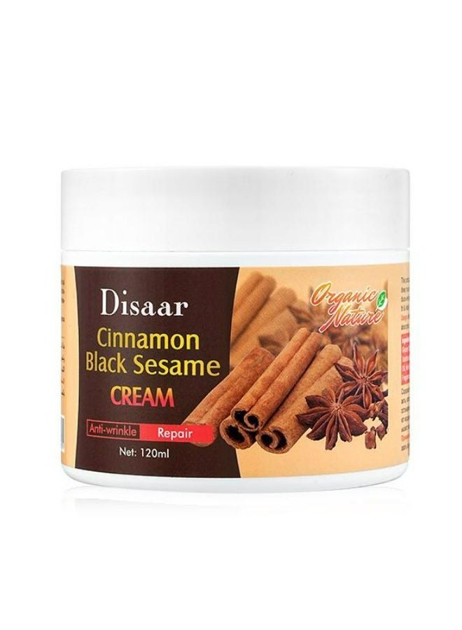 Disaar black sesame cinamon face cream anti wrinkle face cream skin care whitening skin cream 120 ml - Image 3