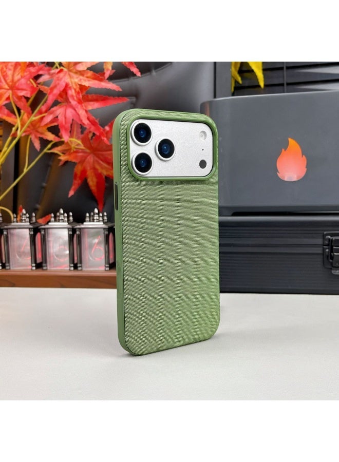 Premium Tech Fabric Magnetic Phone Case for iPhone 17 Pro Max with Camera Control Button, Luxury Woven Shockproof Protective Cover - Image 1