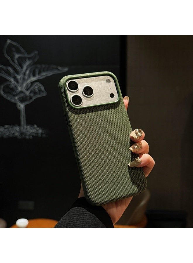 Premium Tech Fabric Magnetic Phone Case for iPhone 17 Pro Max with Camera Control Button, Luxury Woven Shockproof Protective Cover - Image 2