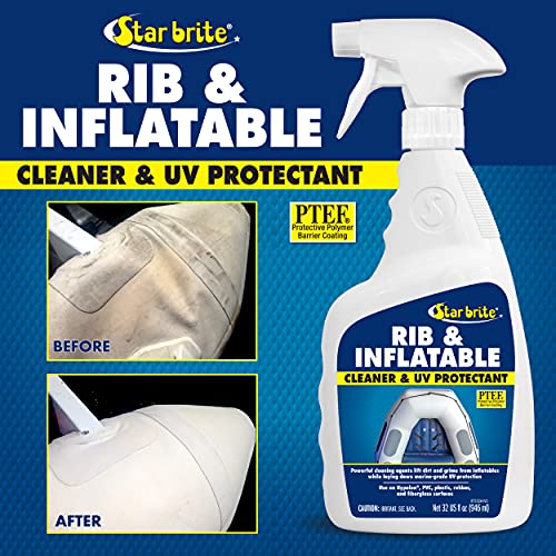 STAR BRITE Rib & Inflatable Boat Cleaner & UV Protectant Spray - Lift Dirt, Grime & Restore Color While Protecting Against Salt Deposits, Stains & Sun Damage 32 OZ (097232) - Image 2