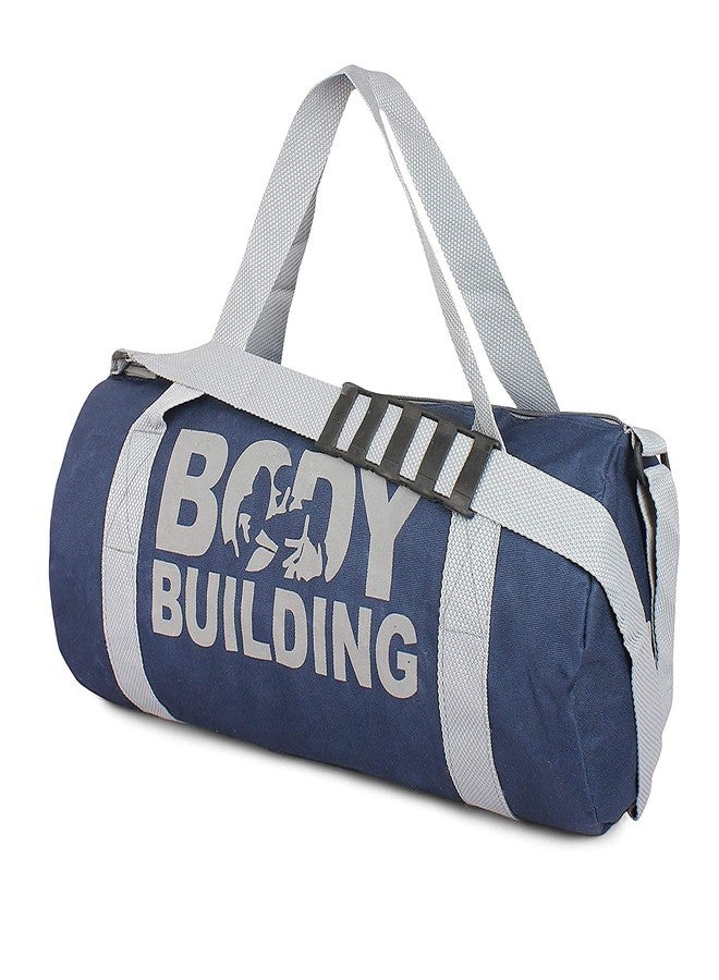 Groupers 20L Gym Bag - Water-Resistant Duffle with Shoe Pocket, Adjustable Strap, Pack of 1, Blue (43×25×20 cm) - Travel & Workout Weekender for Men & Women - Image 4