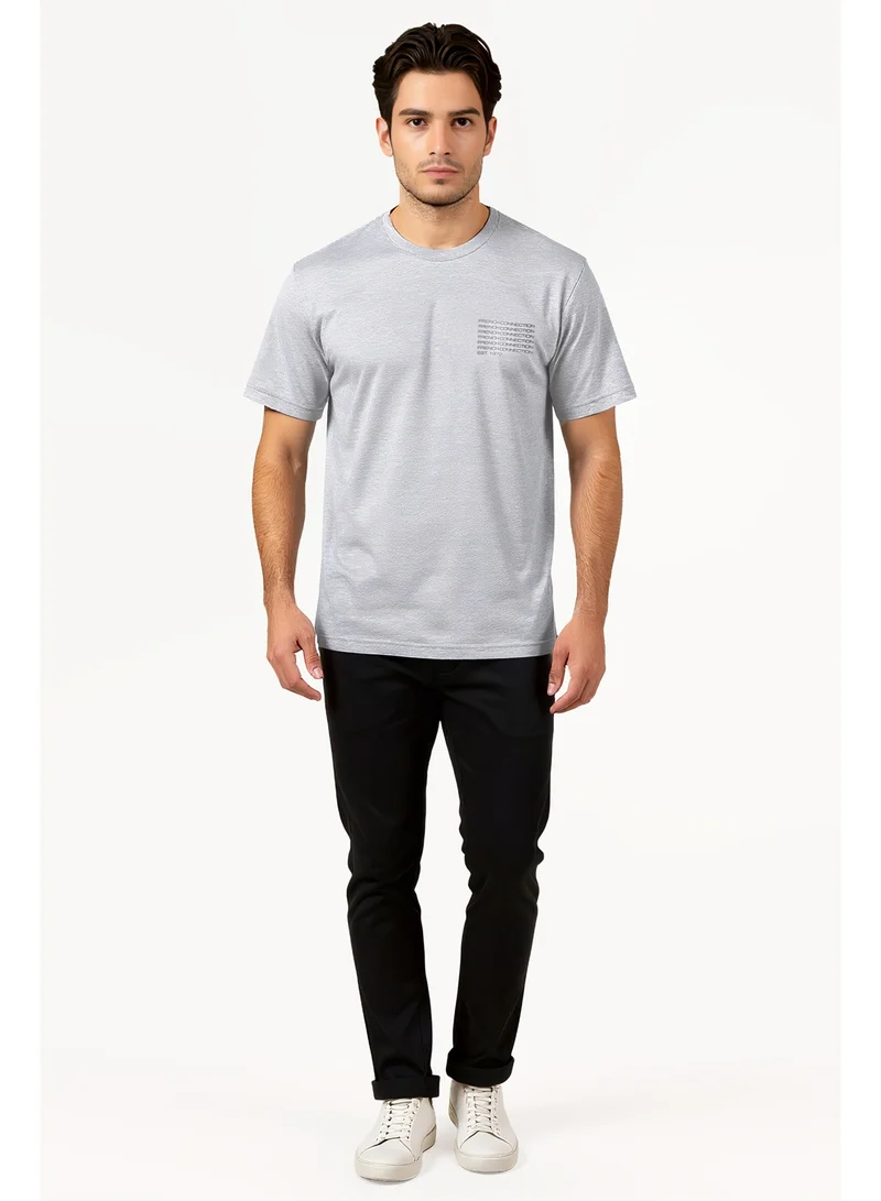 French Connection Logo Crew Neck Basic T-Shirt