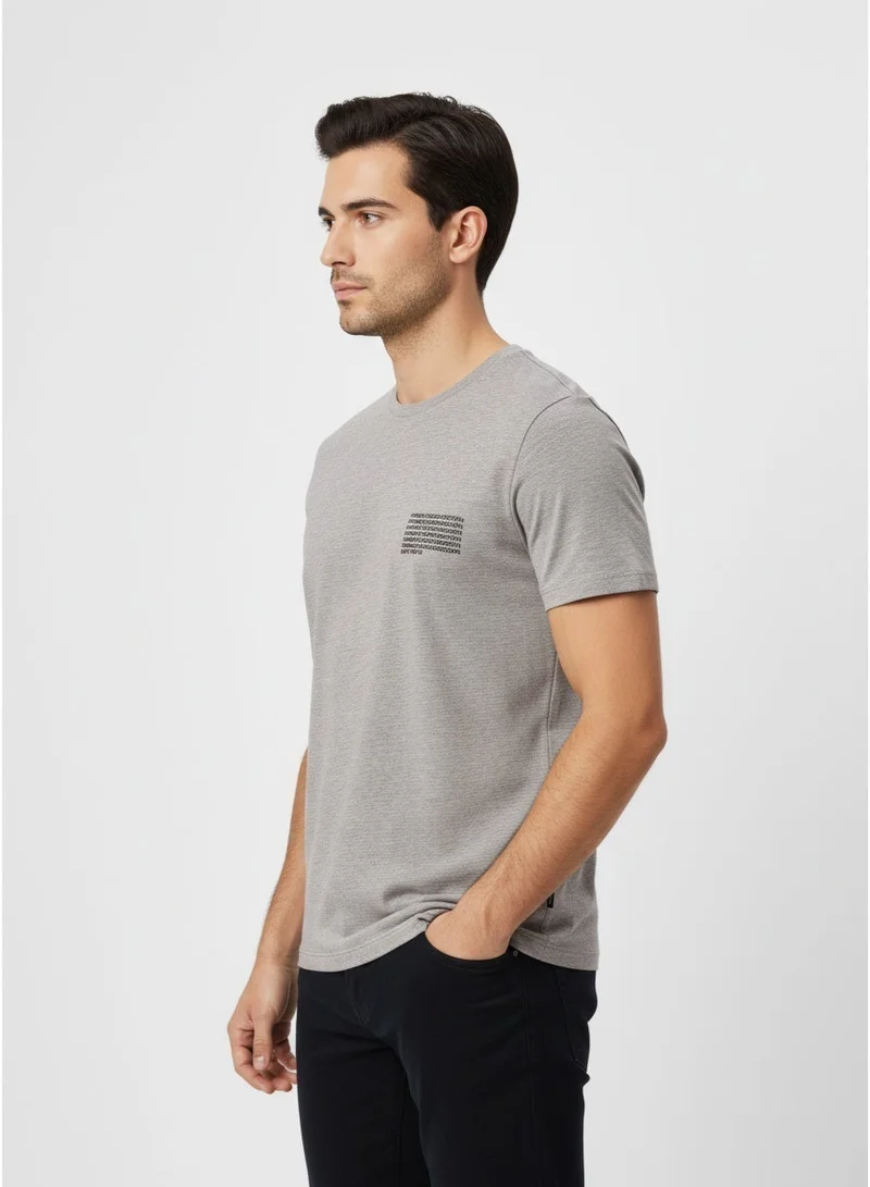 French Connection Logo Crew Neck Basic T-Shirt