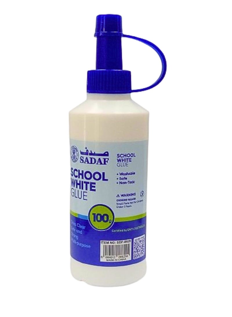 Sadaf White Glue 100g Dries Clear Safe And Strong Multi purpose (Pack of 2) - Image 2