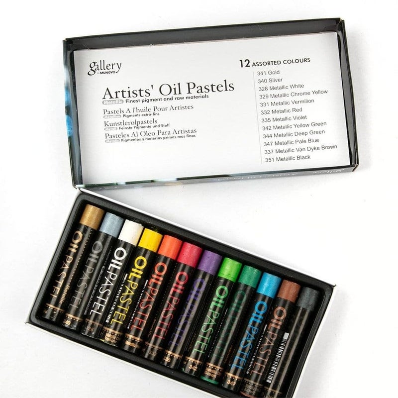 Mungyo Gallery Artist Oil PastelMetallic Shades - Image 5