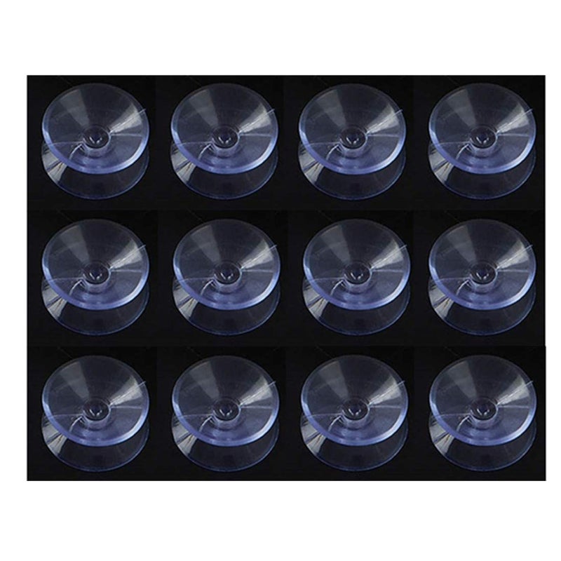 bnafes مجموعة من 12 قطعة من أكواب الشفط المزدوجة الجوانب لأسطح الطاولات الزجاجية، لمنع انزلاقها، واقيات أسطح الطاولات الزجاجية، فواصل أسطح الطاولات الزجاجية - Image 2