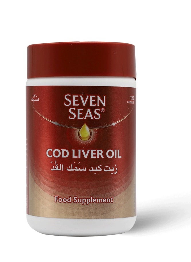Seven Seas - Seven Seas Cod Liver Oil - 120 Capsules - Image 1