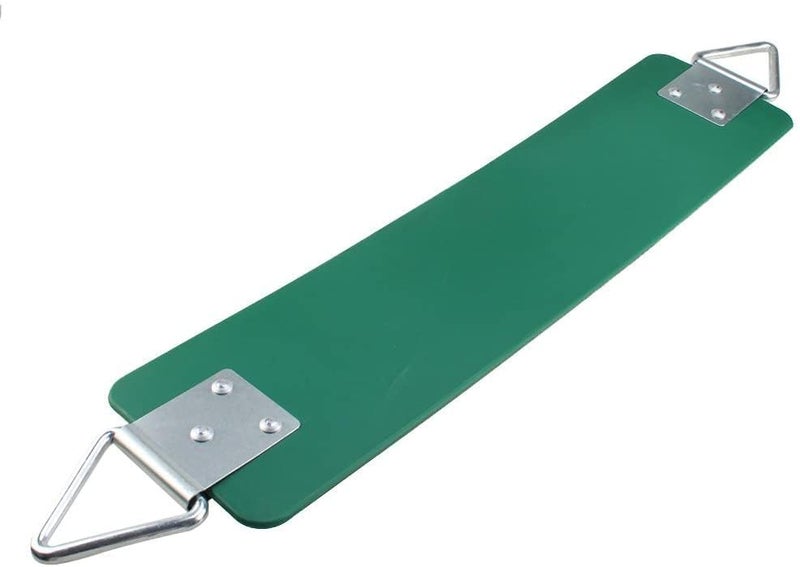 REZNOR Heavy Duty Flexible Eva Swing Seat With Metal Triangle Ring For Kids Adults Green 300Kg Weight Limit 2D x 15W x 68H Cm - Image 1