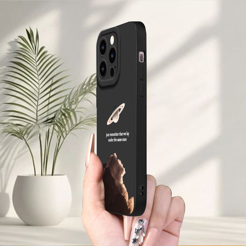 لحافظة هاتف iPhone 16 Pro مزيج ألوان السحابة النجمية رقم 1، مطبوعة بتقنية الأشعة فوق البنفسجية - Image 5