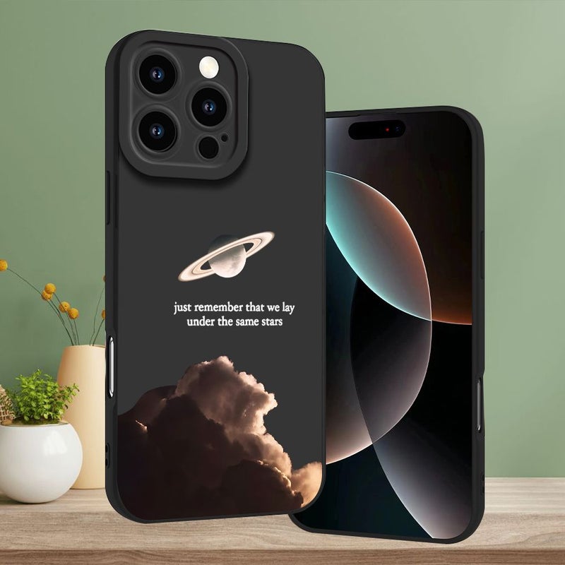 لحافظة هاتف iPhone 16 Pro مزيج ألوان السحابة النجمية رقم 1، مطبوعة بتقنية الأشعة فوق البنفسجية - Image 4