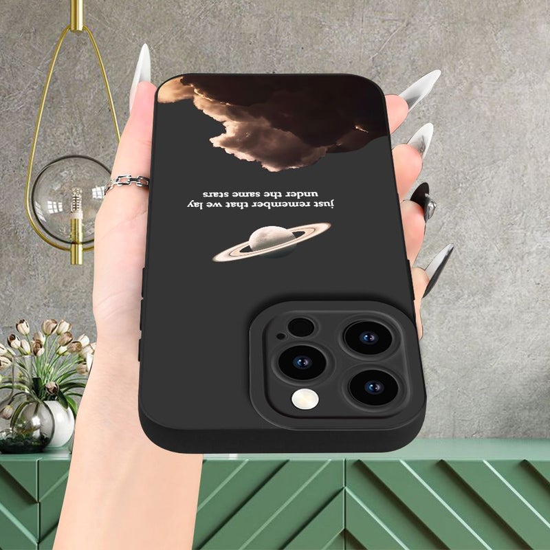 لحافظة هاتف iPhone 16 Pro مزيج ألوان السحابة النجمية رقم 1، مطبوعة بتقنية الأشعة فوق البنفسجية - Image 3