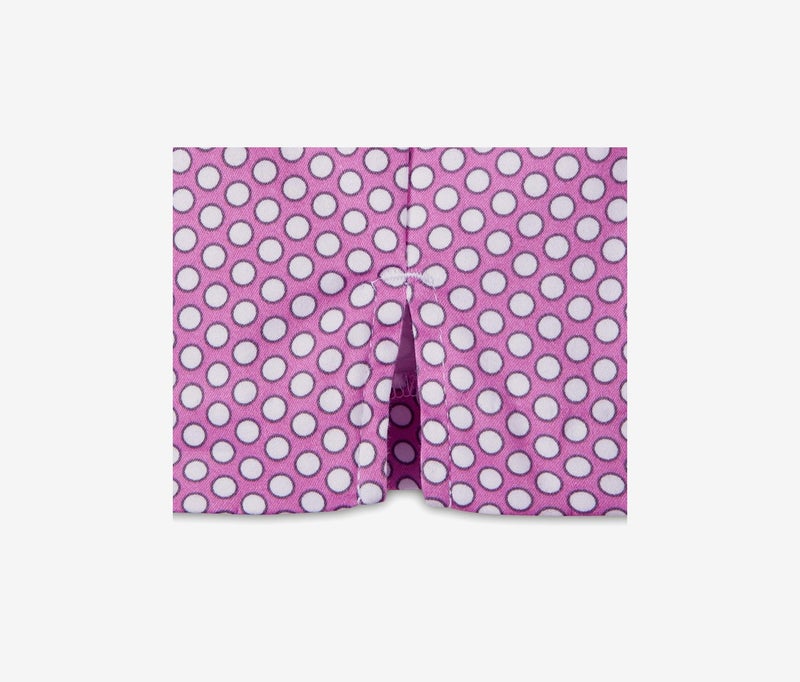 Tchibo Women Regular Fit Polka Dots Straight Leg Pants, White  - Image 5