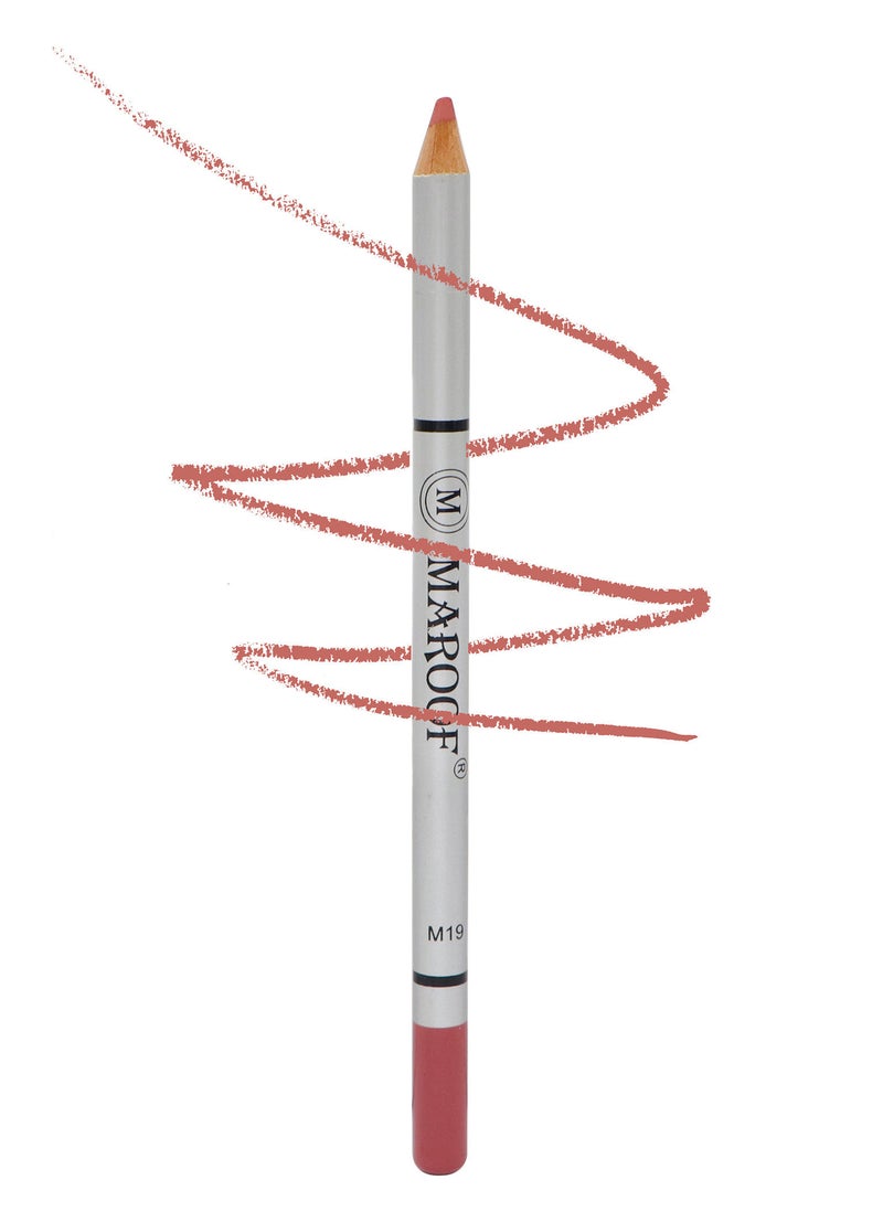 MAROOF قلم تحديد العيون والشفتين الناعم MAROOF M19 لحن الخوخ - Image 5
