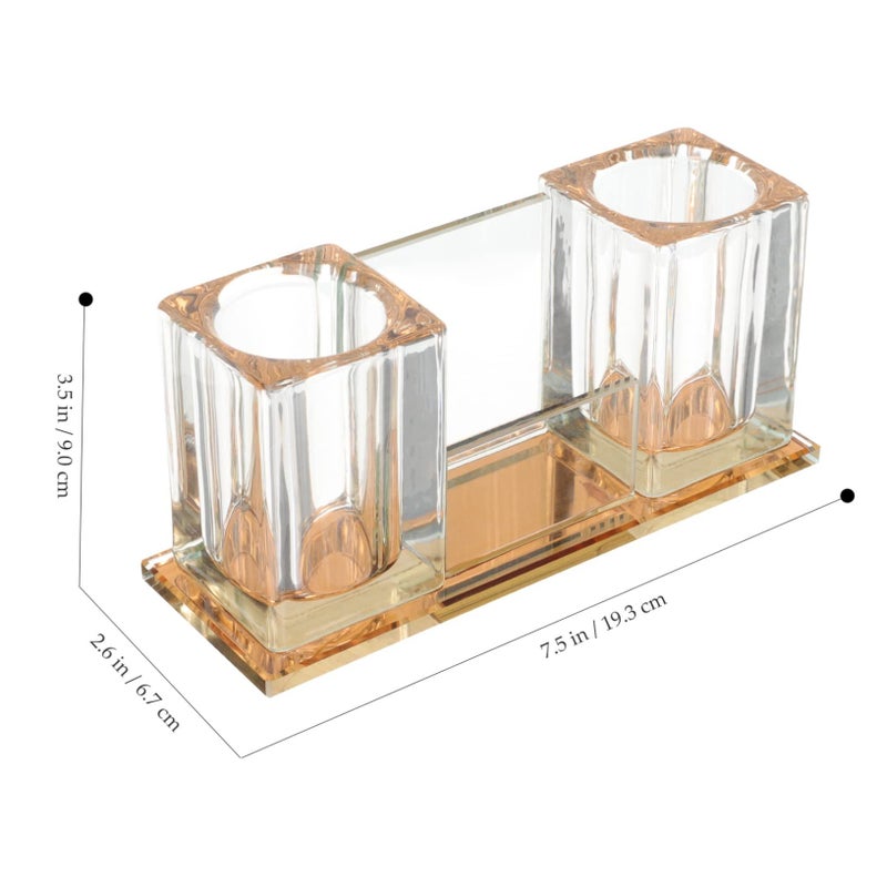 Compact Acrylic Microphone Stand Holder Sturdy Desktop Storage For KTV Podcast - Image 5