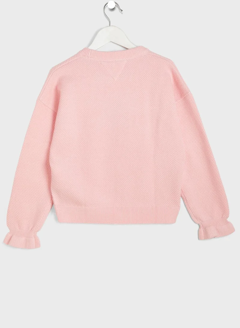 TOMMY HILFIGER Youth Essential Crew Neck Sweater