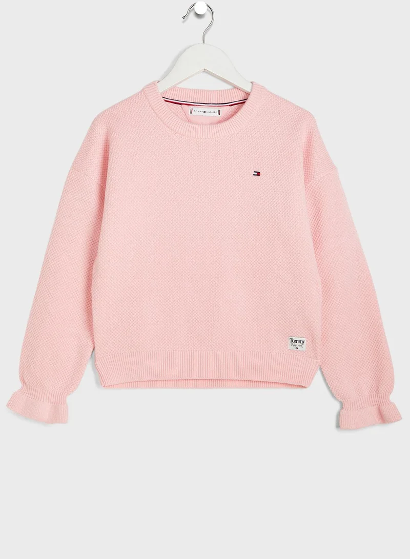 TOMMY HILFIGER Youth Essential Crew Neck Sweater