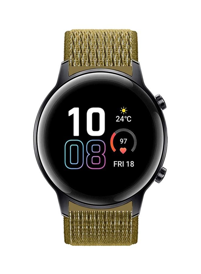 Perfii Replacement Band For Honor MagicWatch 2 42mm Olive Flak - Image 1