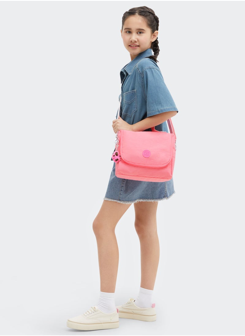kipling Storia + New Kichirou + 100pens (Buy Trolley + Lunch Bag & Get Free Pencil Case) (Set of 3pcs Bundle) Coral Sea - Pink  - Image 5