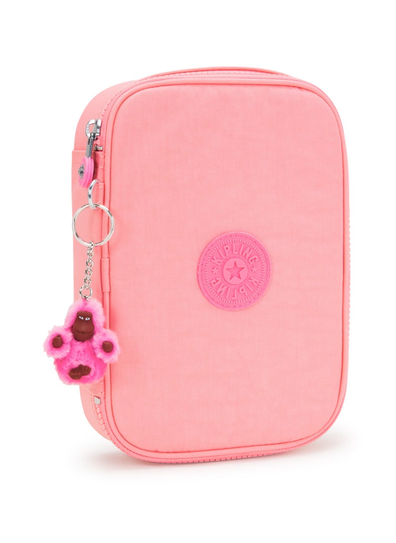 kipling Storia + New Kichirou + 100pens (Buy Trolley + Lunch Bag & Get Free Pencil Case) (Set of 3pcs Bundle) Coral Sea - Pink  - Image 3