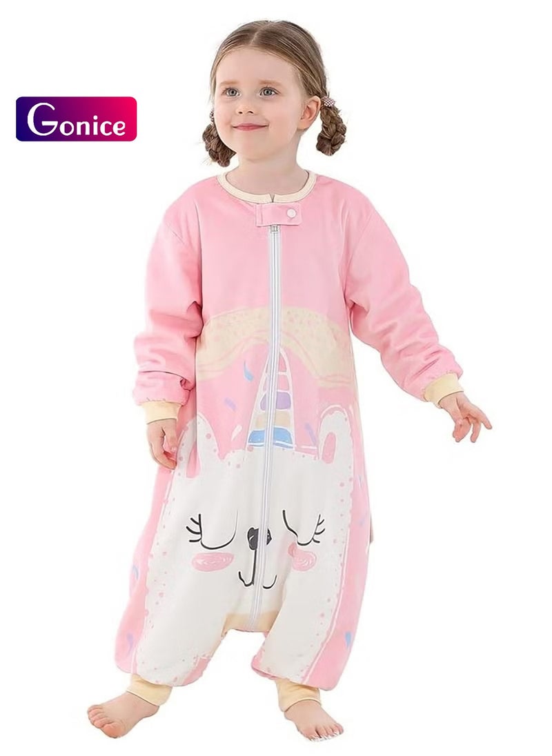 Gonice Baby Sleeping Bag Sack Long Sleeve with Feet Winter Swaddle Wearable Blanket for Boys Girls Duck 1 to 3Years  - Image 1