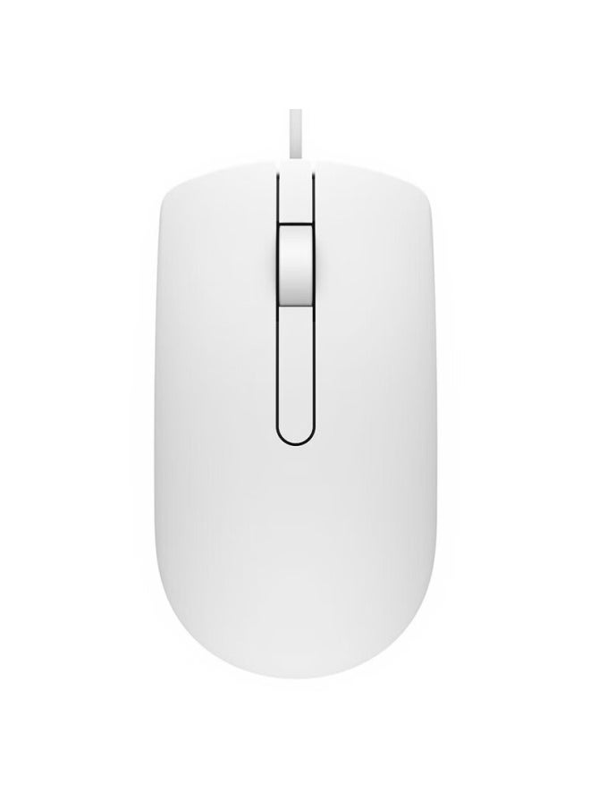DELL Dell Ms116 Wired Mouse White  - Image 1