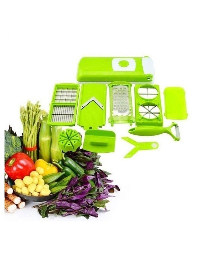 Kitchen Basics - Fruit And Vegetable Chopper And Slicer Set Of 12 Pcs - Image 1