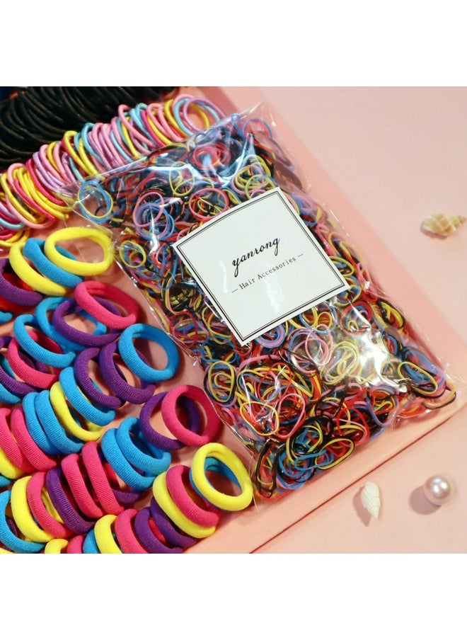 YANRONG - Ponytail Holders And Scrunchies For Girls And Women Traceless Elastic Ropes And Rubber Bands For Hair Baby And Kids (2155Pcs) Mix - Image 1