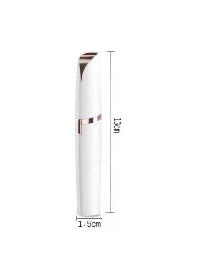 CaoXiong مزيل شعر الحواجب الدقيق القابل لإعادة الشحن USB للنساء باللون الأبيض البسيط - Image 2