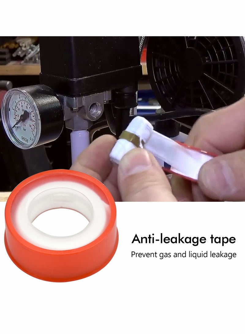 Air Filter Regulator Compressor G1/4 Air Pressure Regulator Gauge Water Trap Filter Pressure Regulator for Compressor and Air Tools (Three-Way Valve)