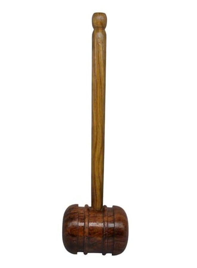 Fervor Spel Premium Wooden Cricket Bat Mallet/Sheesham Wood/Cricket Bat Knocking Mallet/Double Sided - Pack of 1 - Image 2