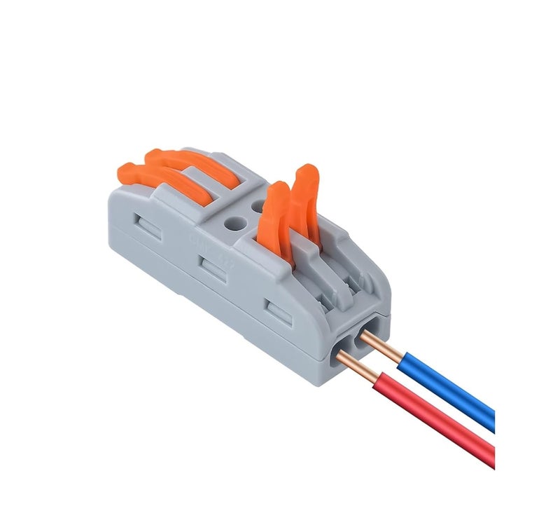 CMK 424 4 In 4 Out Quick Splice Wire Connector Terminal Block 10 Pcs - Image 1