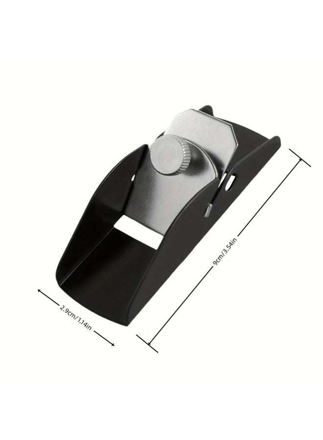 Black Mini Metal Woodworking Plane Professional Hand Tool For Carpentry And DIY Craftsmen - Image 4