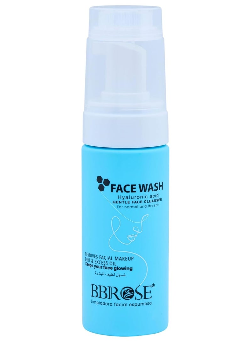 BBROSE Hyaluronic Face Wash (150ml) | Hydrating & Moisturizing Cleanser | Gentle Daily Face Wash for Soft, Plump & Glowing Skin | Deep Cleansing with Hyaluronic Acid - Image 2