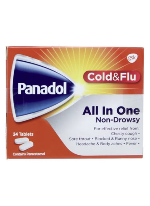 Cold And Flu All In One Tablets-24'S.