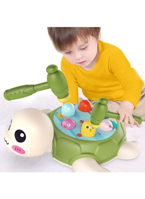 Grechi Whack-A-Mole Cartoon Turtle Modeling and Arm Strength Training (Green)