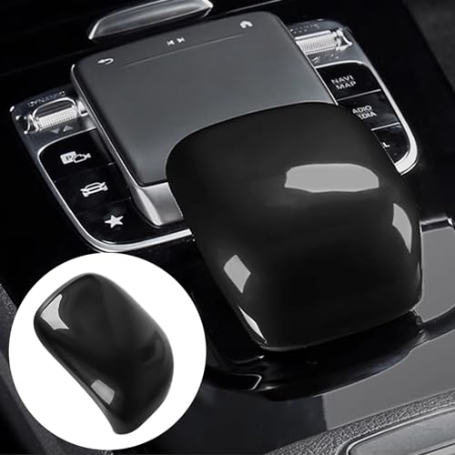 RAGBUSCLE Black Center Console Gear Shift Knob Cover Cap Car Center Gear Shift Head Cover Trim Compatible with MercedesBenz A Class W177 CLA C118 20192022 - Image 3