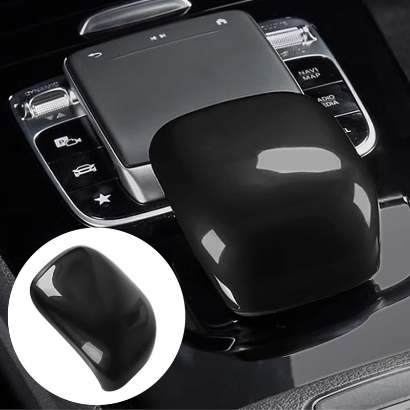 RAGBUSCLE Black Center Console Gear Shift Knob Cover Cap Car Center Gear Shift Head Cover Trim Compatible with MercedesBenz A Class W177 CLA C118 20192022 - Image 4