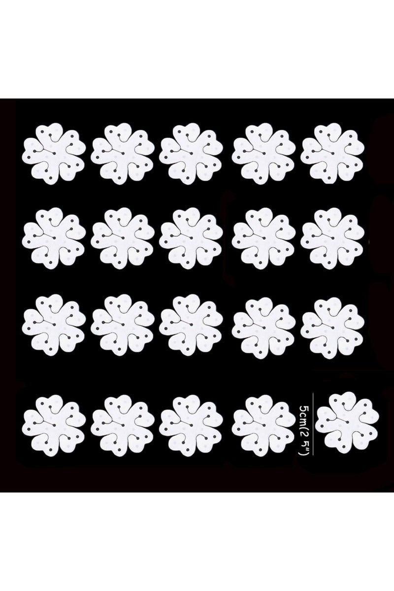 as photo 20pcs flower clips Flower Shape Balloon Clips Decoration Accessories Plum Clip for Baby Sho