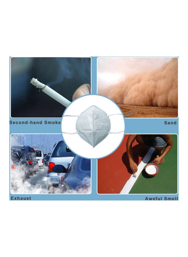 NIBEMINENT 50-Piece KN95 Disposable Shield Mask - Image 2