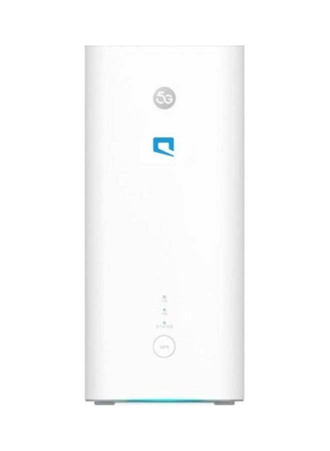 Mobily 5G CPE Pro 3 - Wi-Fi 6 (AX1800) - Up to 1.8 Gbps Download/ 574 Mbps on the 2.4 GHz band| high-gain antennas (up to 10dBi) | Connect up to 64 devices / Support Only Mobily Network - H138-380 White - Image 1