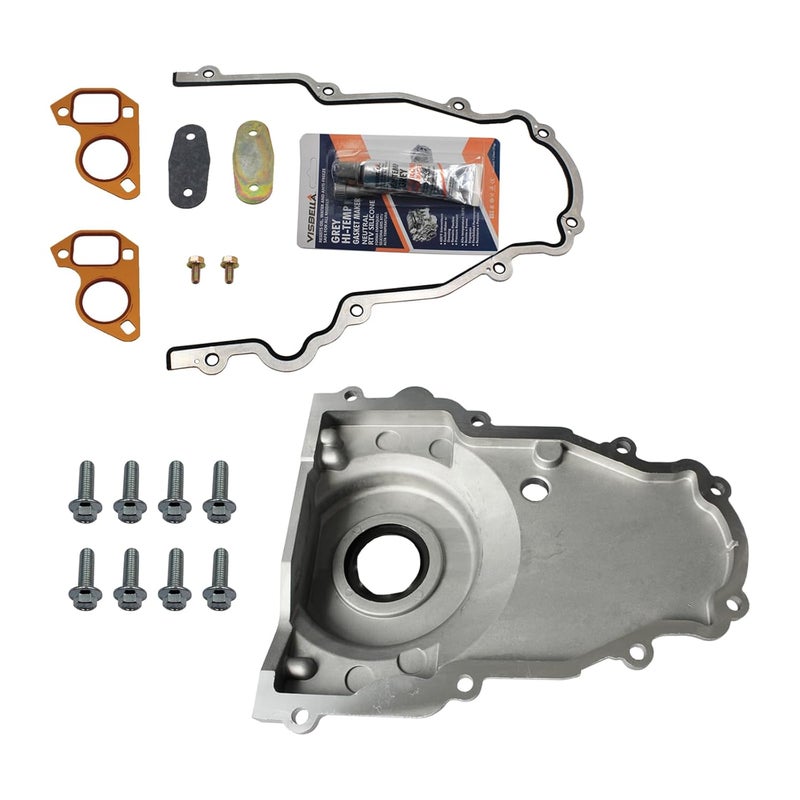 LAFORMO LS Timing Cover - 12633906 Front Timing Chain Cover with Gasket kit Compatible with LS2 and LS3 Engines - Image 1