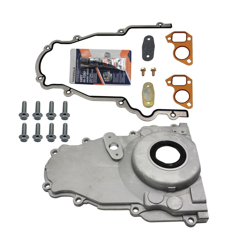 LAFORMO LS Timing Cover - 12633906 Front Timing Chain Cover with Gasket kit Compatible with LS2 and LS3 Engines - Image 3